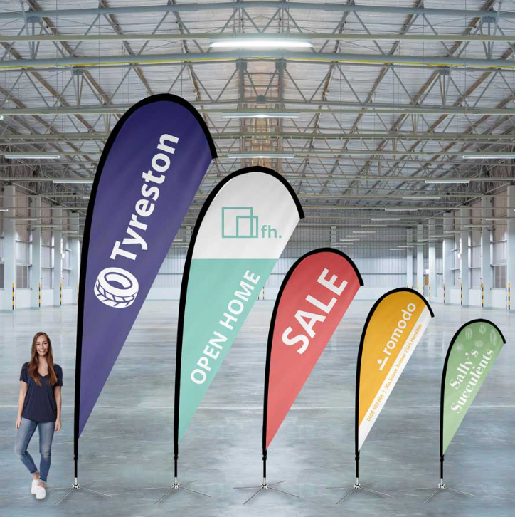 Teardrop Banner (external supplier)